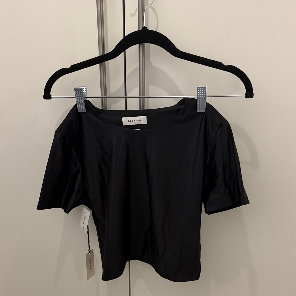 Babaton Black Crop Top